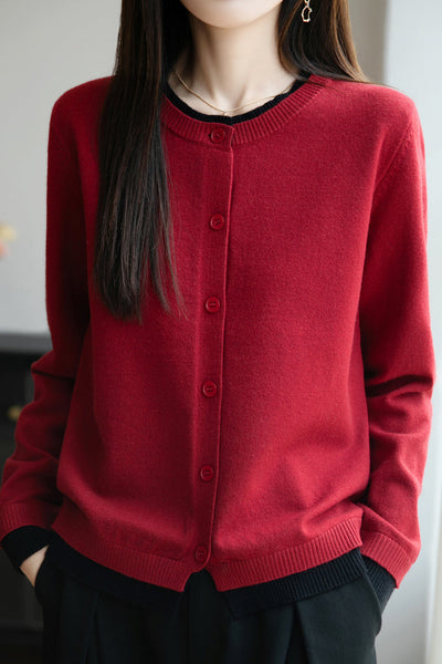 Cardigan casual de dos piezas