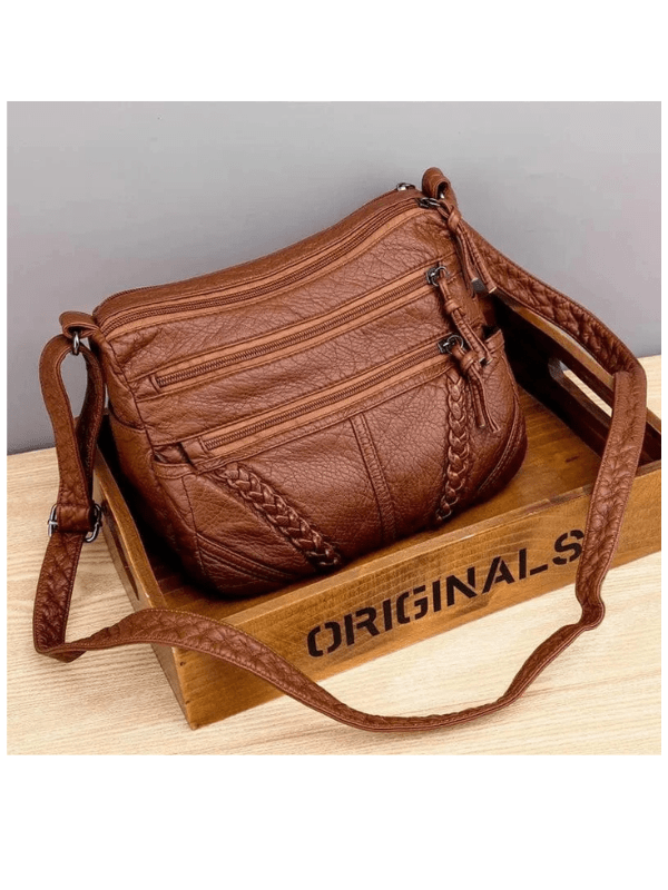 Bolso de cuero suave elegante