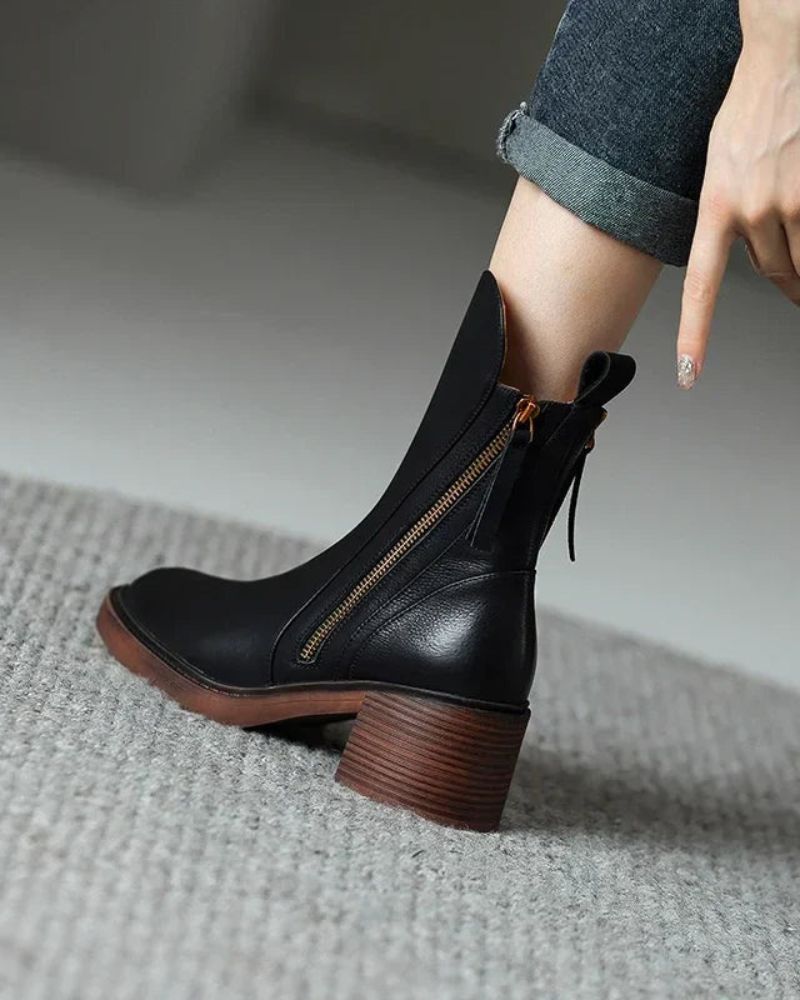 Botines de Cuero Elegantes