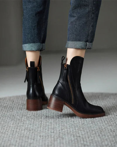 Botines de Cuero Elegantes