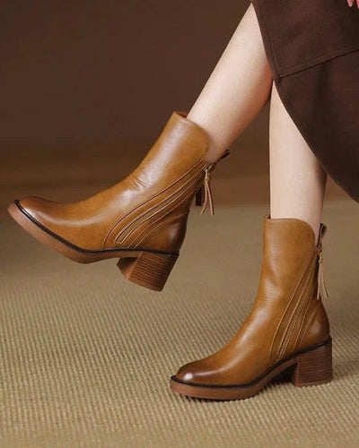 Botines de Cuero Elegantes