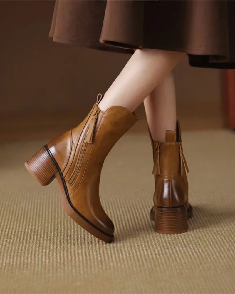 Botines de Cuero Elegantes