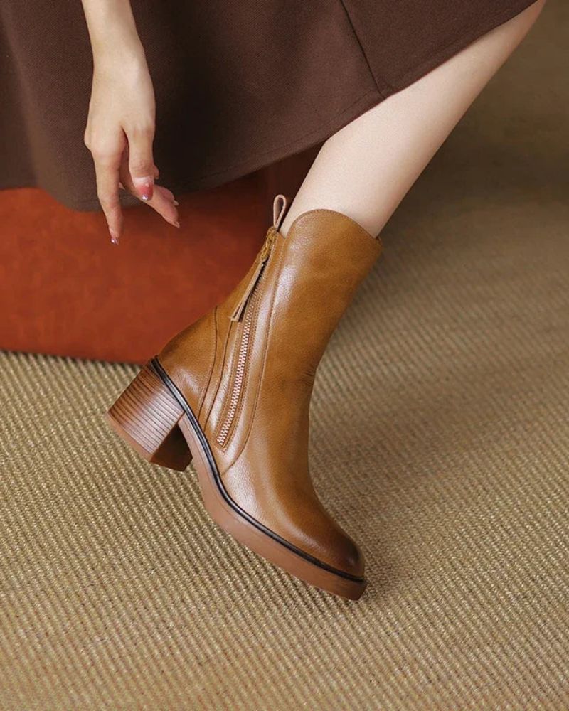 Botines de Cuero Elegantes