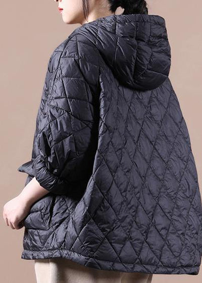 Abrigo acolchado de invierno con capucha