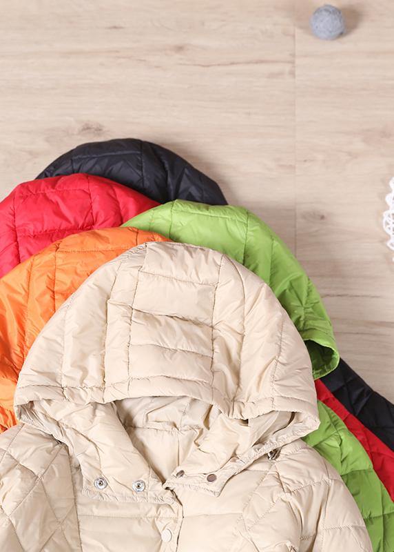 Abrigo acolchado de invierno con capucha