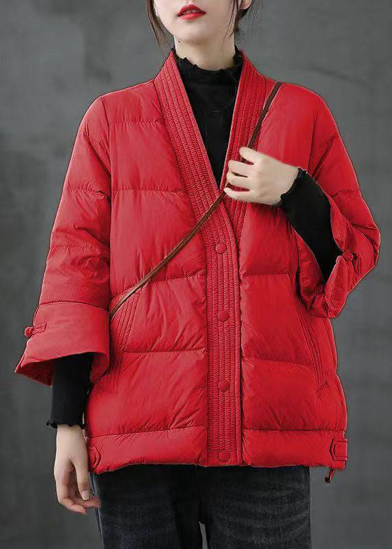 Chaqueta acolchada elegante con botones