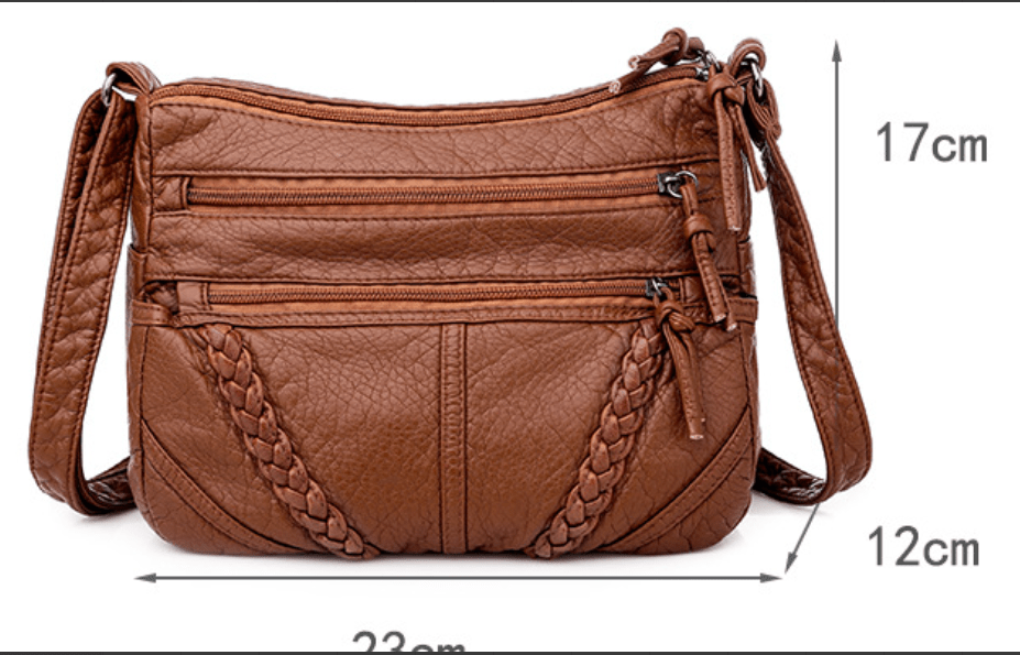 Bolso de cuero suave elegante