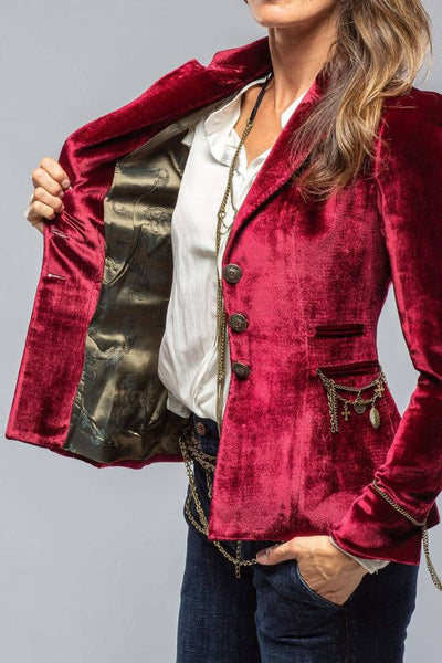 Blazer de Mujer de Terciopelo Dorado Vintage – Estilo Chic y Confort