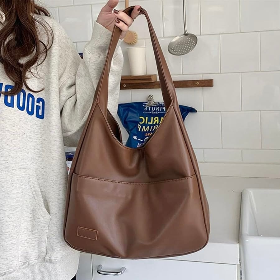 Bolso de cuero minimalista para el hombro