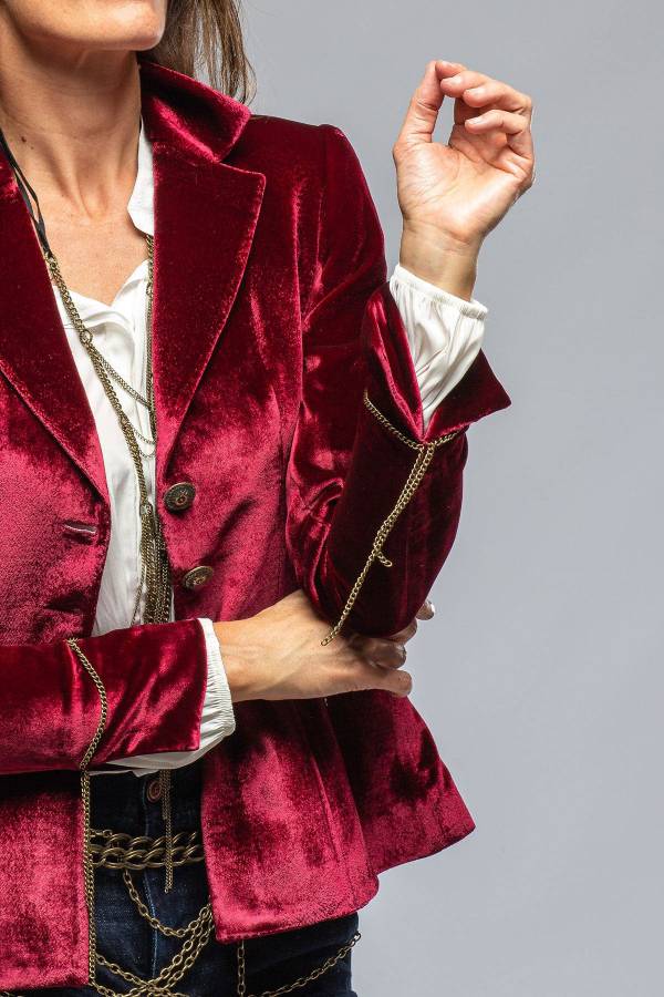 Blazer de Mujer de Terciopelo Dorado Vintage – Estilo Chic y Confort