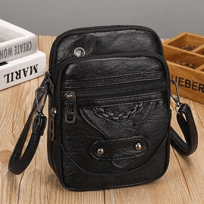 Bolso de cuero vintage de hombro