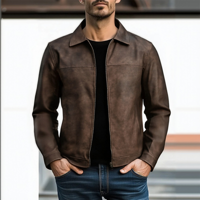 Chaqueta de Similcuero para Hombre – Elegancia Moderna y Duradera