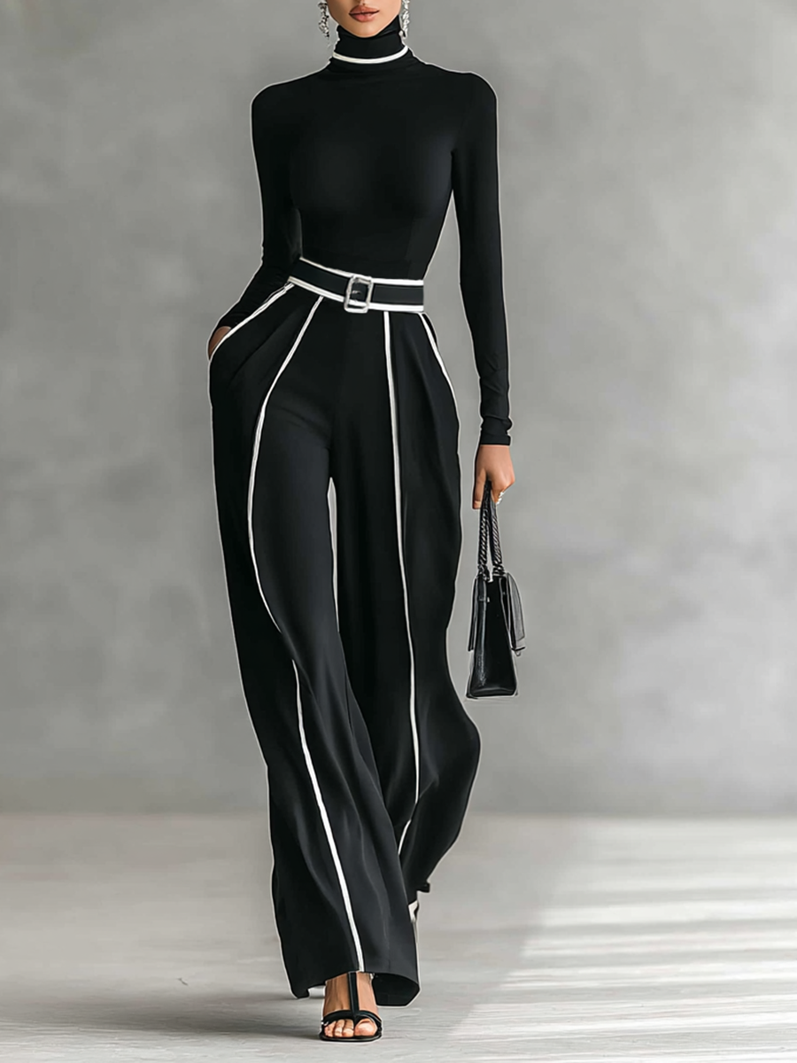 Conjunto elegante de dos piezas mujer