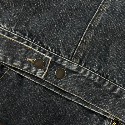 Chaqueta de Jeans Vintage Hombre Slim Fit – Moda con Cuello de Béisbol