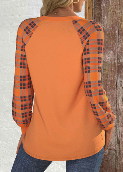 Sudadera Naranja Halloween Mujer