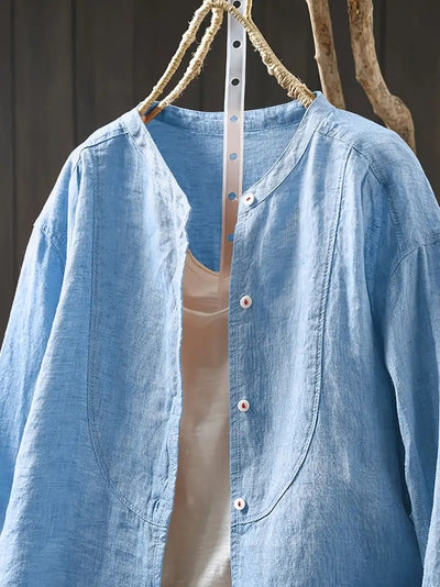 Camisas de Algodón y Lino para Mujeres