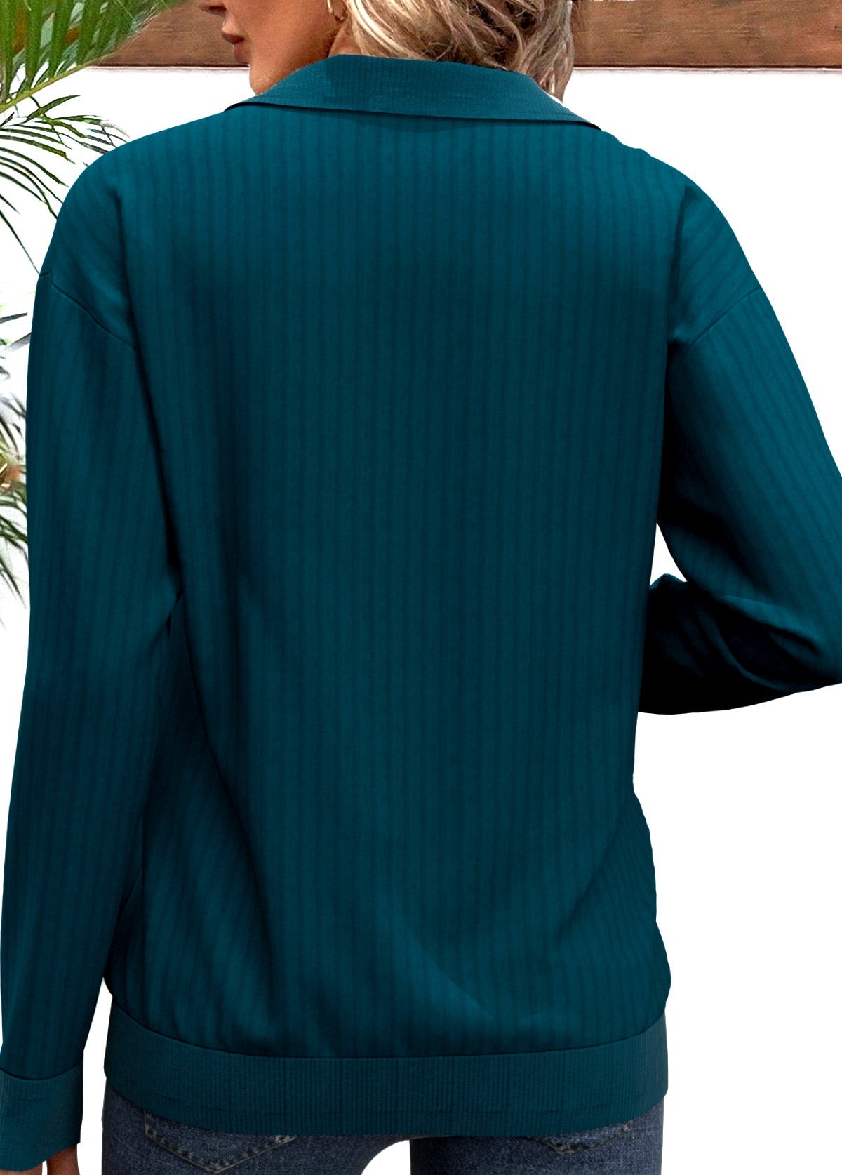 Sudadera de manga larga con estampado tribal y cremallera