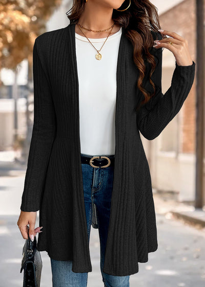 Cárdigan Ligero Negro – Elegancia y Confort en el Día a Día