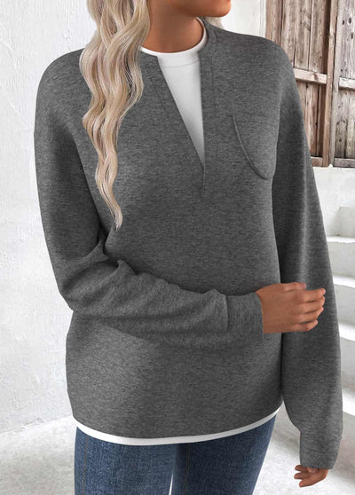 Sudadera Gris 2en1 Casual