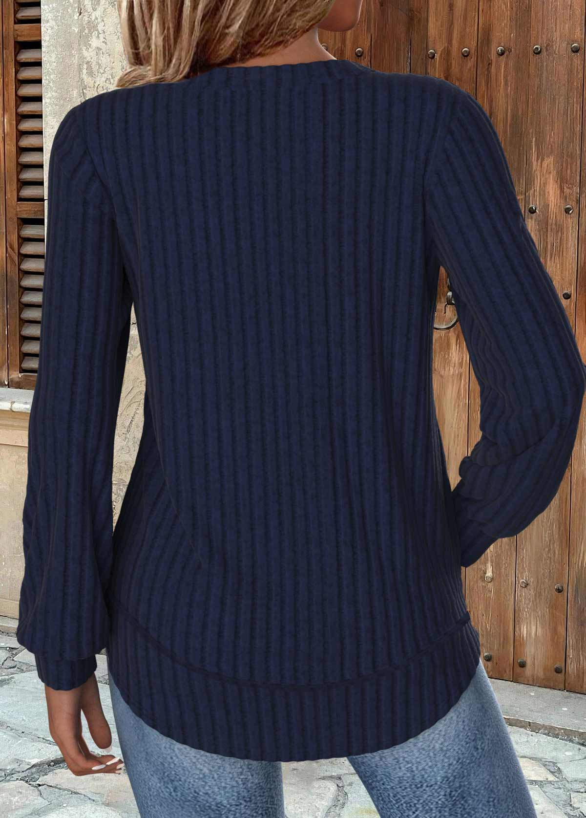 Sudadera Mujer Navy – Confort y Elegancia Diaria