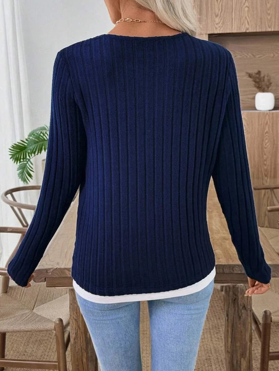 Camiseta Casual de Cuello en V para Hombre – Estilo Informal y Cómodo