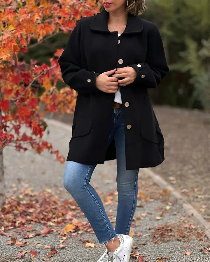 Chaqueta Mujer Otoño Informal Acolchada - Moda Chic