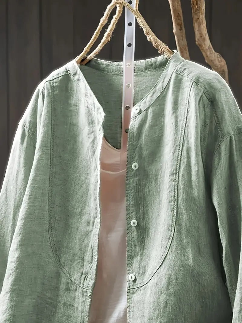 Camisas de Algodón y Lino para Mujeres