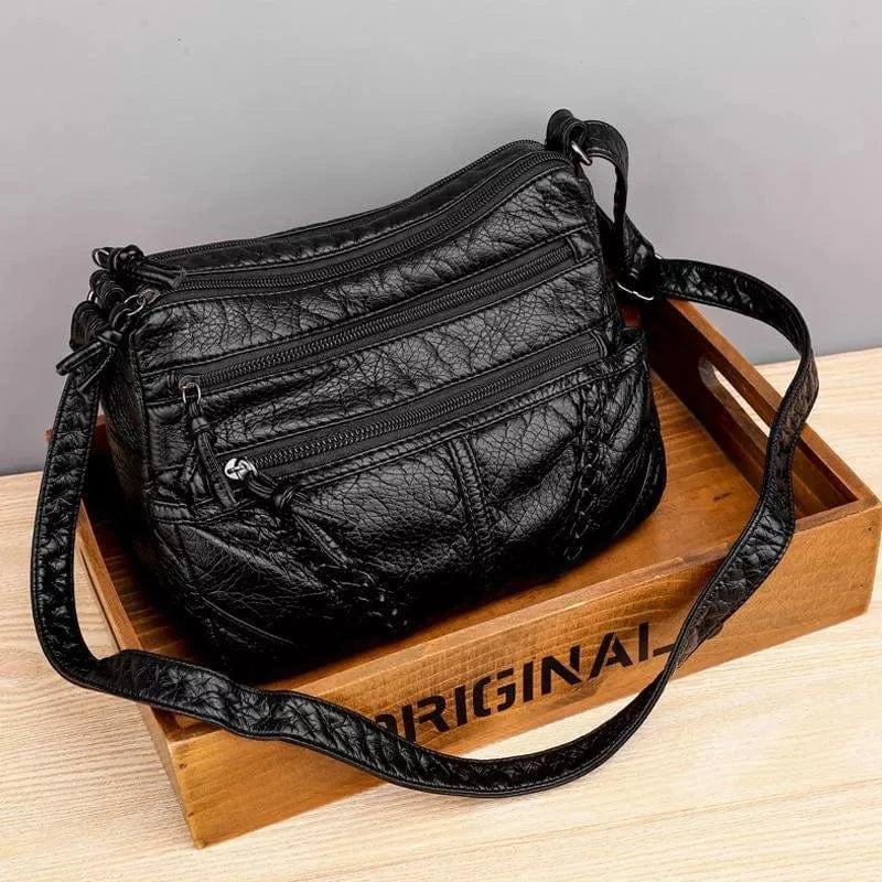 Bolso de cuero suave elegante