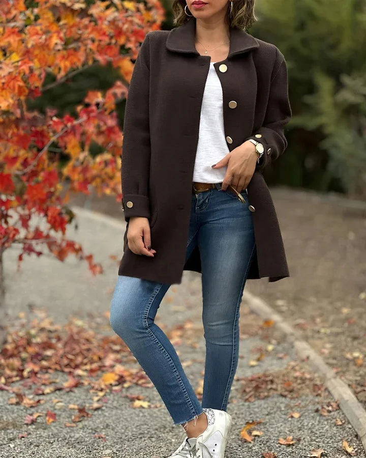 Chaqueta Mujer Otoño Informal Acolchada - Moda Chic
