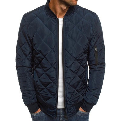 Chaqueta acolchada hombre bomber - Abrigo de invierno elegante y cálido