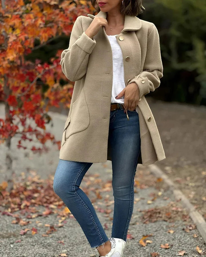 Chaqueta Mujer Otoño Informal Acolchada - Moda Chic