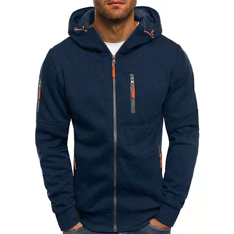 Sudadera con Capucha con Cremallera para Hombre - Estilo y Confort