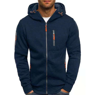 Sudadera con Capucha con Cremallera para Hombre - Estilo y Confort