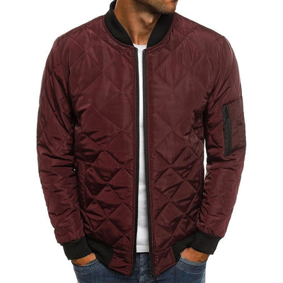Chaqueta acolchada hombre bomber - Abrigo de invierno elegante y cálido