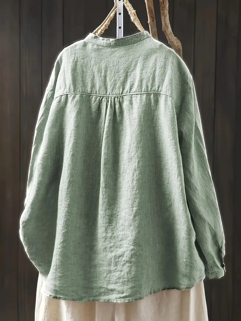 Camisas de Algodón y Lino para Mujeres