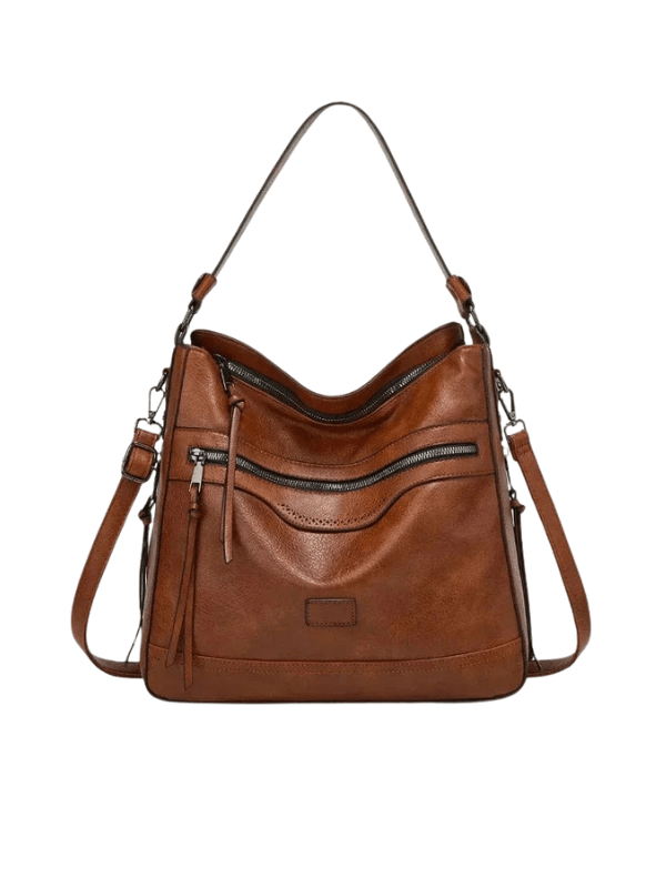 Bolso de cuero elegante y práctico