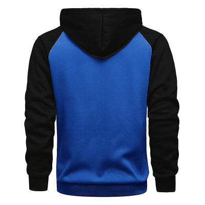 Sudadera con Capucha Bicolor para Hombre - Confort y Estilo en Polar
