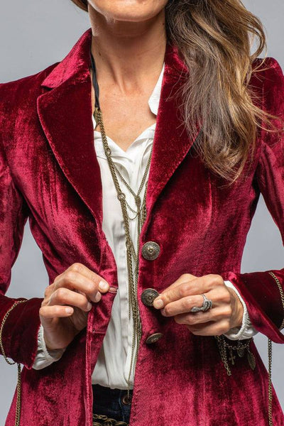 Blazer de Mujer de Terciopelo Dorado Vintage – Estilo Chic y Confort