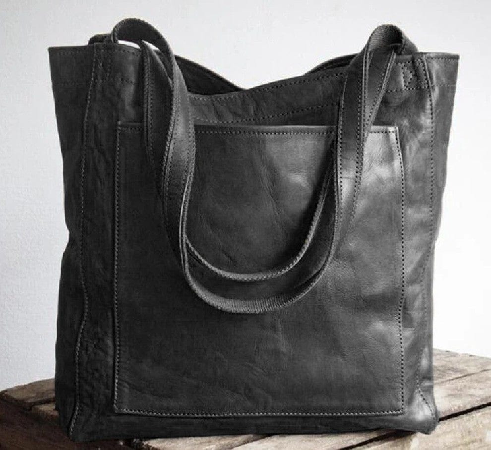 Bolso tote de cuero clásico