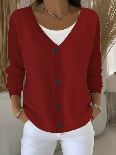 Cardigan Mujer Casual Mangas Largas - Estilo y Confort