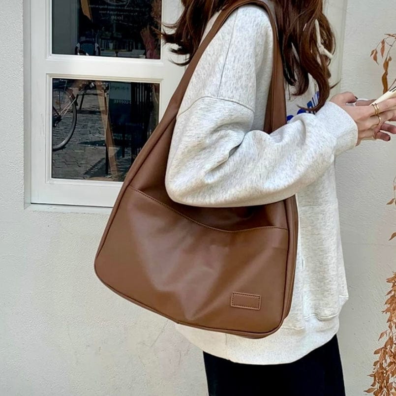 Bolso de cuero minimalista para el hombro