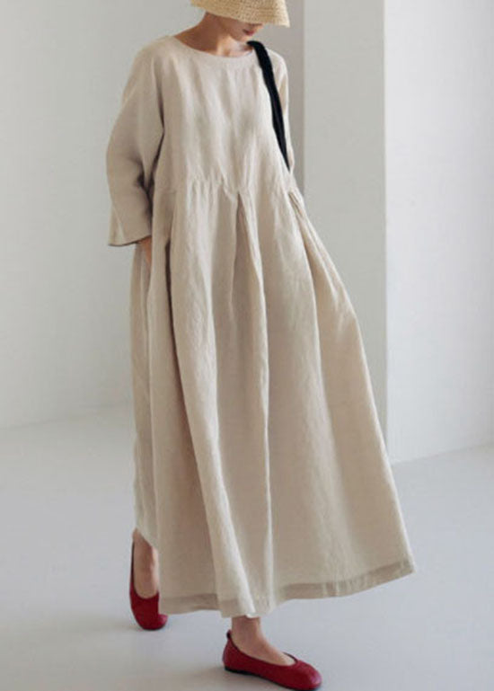 Vestido de algodón patchwork primavera
