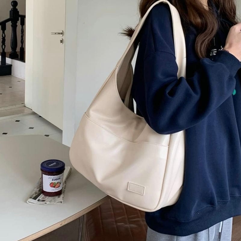 Bolso de cuero minimalista para el hombro