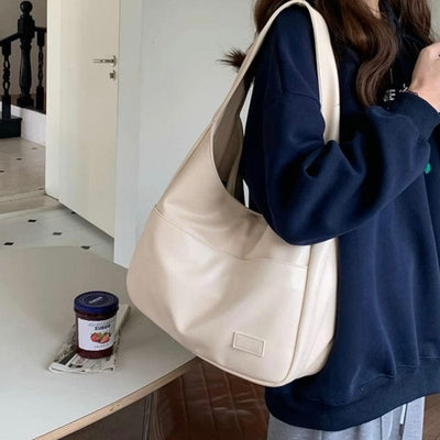 Bolso de cuero minimalista para el hombro