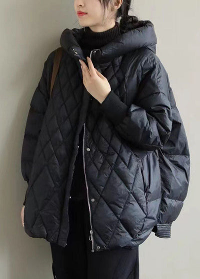 Abrigo casual de plumas para invierno