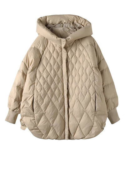 Abrigo casual de plumas para invierno