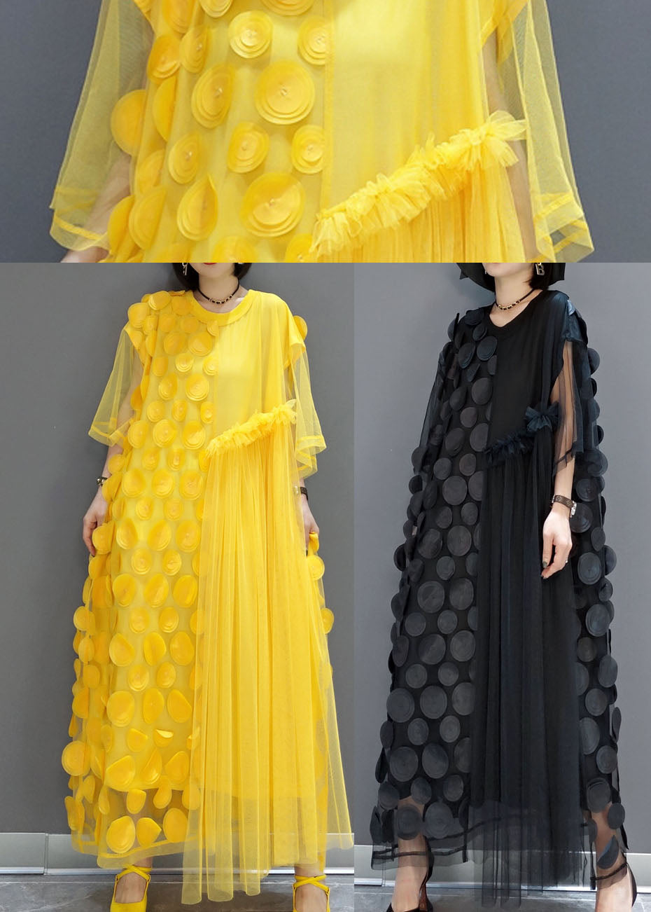 Vestido de fiesta tul asimétrico