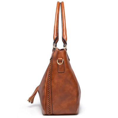 Bolso tote de cuero elegante