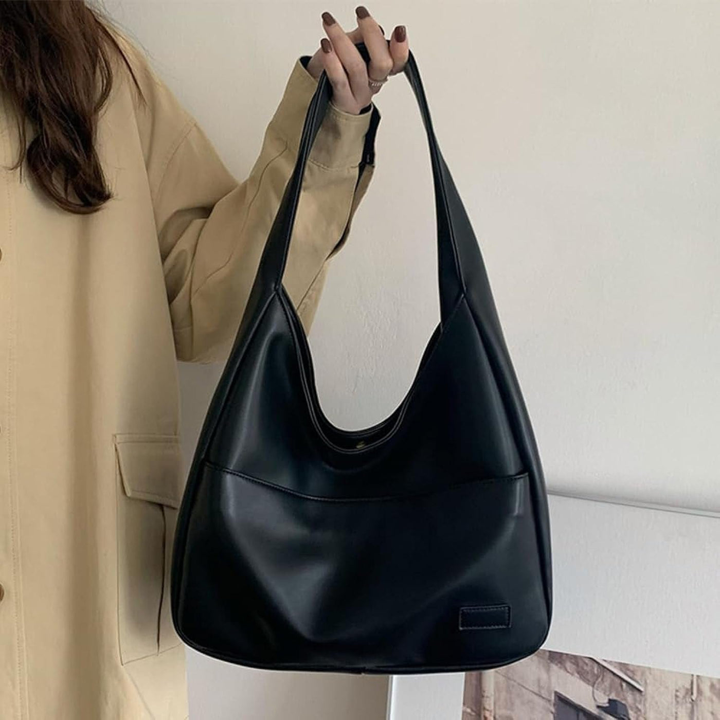 Bolso de cuero minimalista para el hombro