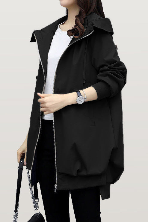 Trench con capucha para mujer – Estilo urbano y comodidad ligera